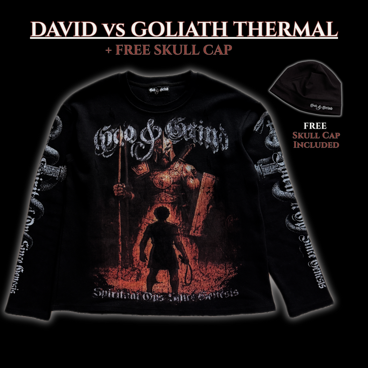 DAVID vs GOLIATH THERMAL + FREE SKULL CAP